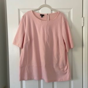 Talbots pink heavy weight knit tunic/top